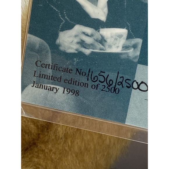 Mary Meyer Bear Grandma’s 1998 65th Anniversary 10” Limited Edition 1656/2500 - Picture 5 of 9